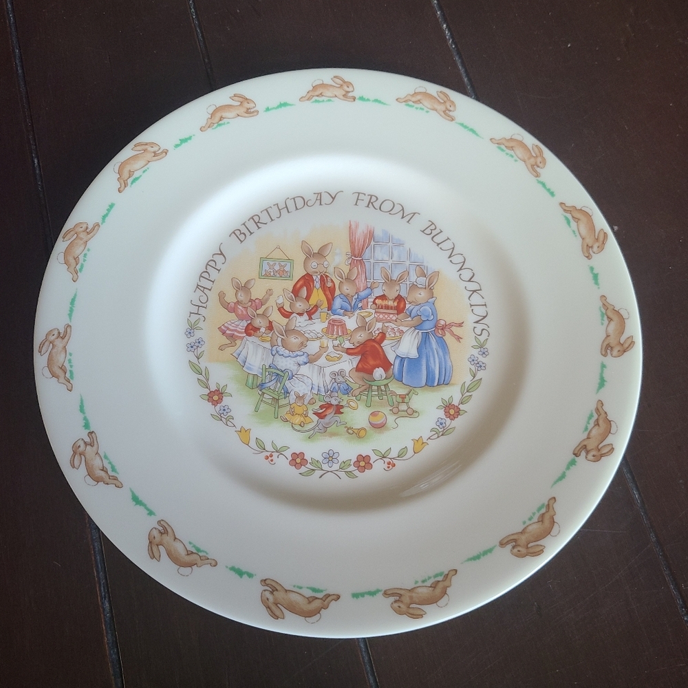 Royal Doulton Bunnykins Birthday Plate🐣